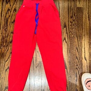 Red Jogger scrubs